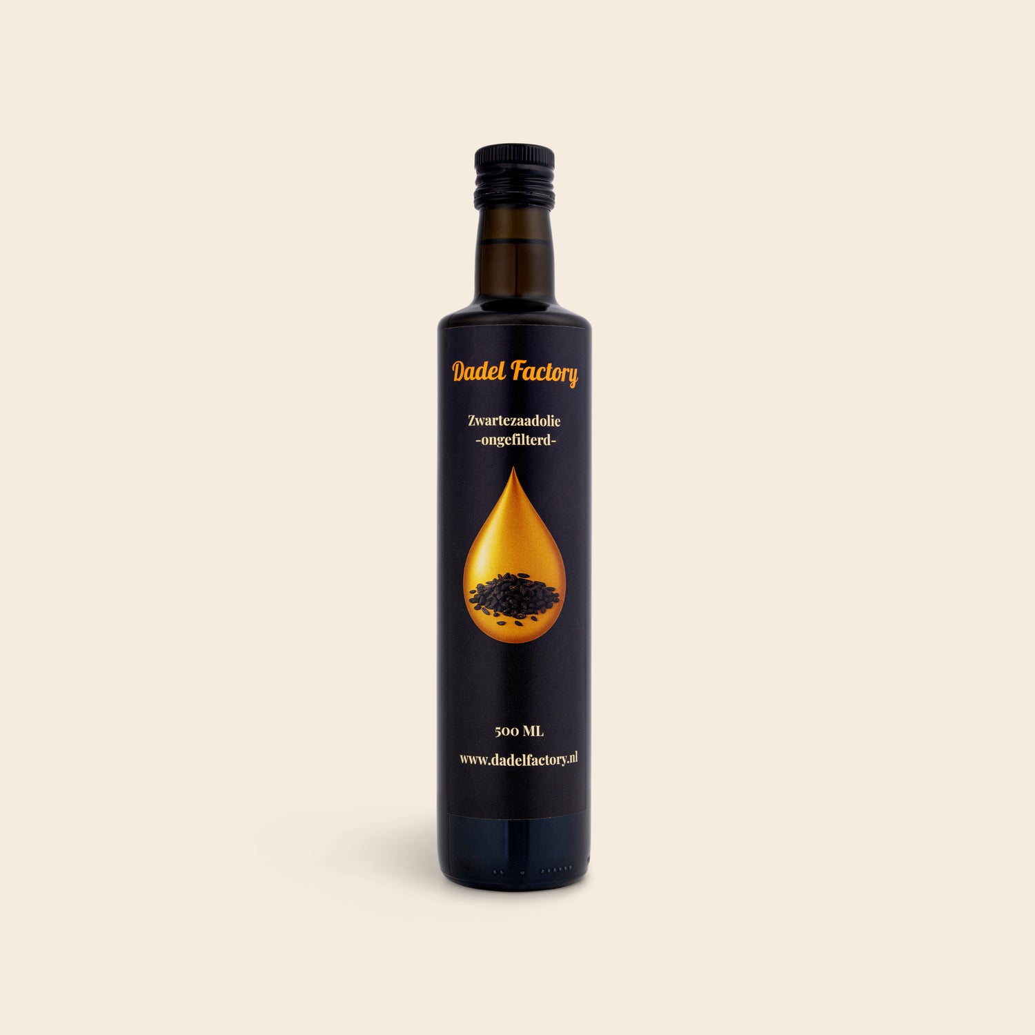 Huile de nigelle 500ml – 100% Pure &amp; Pressée à Froid